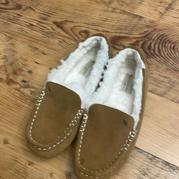 Koolaburra by Ugg Leather moccasins with fur lining size 7 - Picture 1 of 5